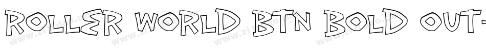 Roller World BTN Bold Out字体转换